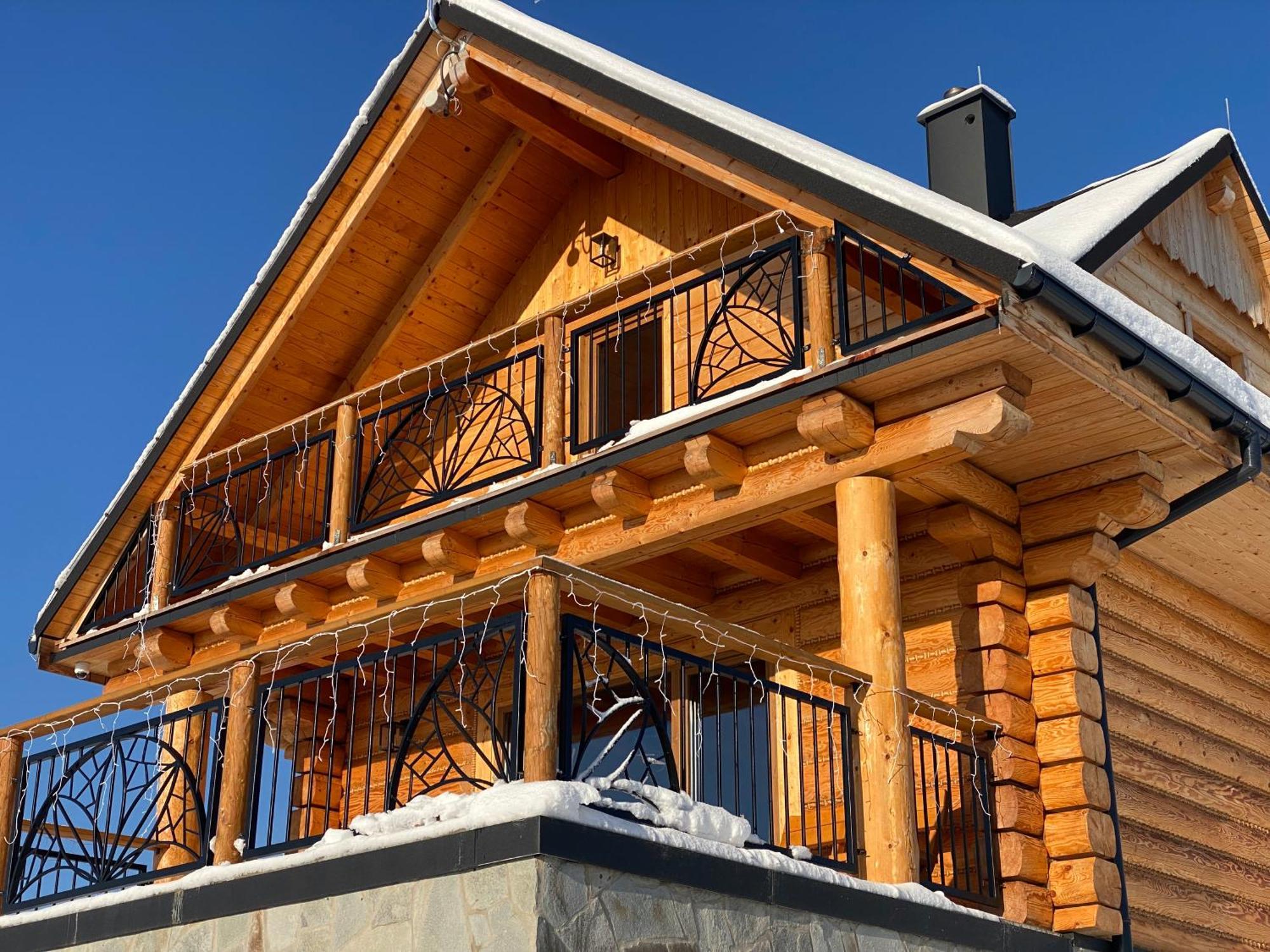 Zloty Gron Log Houses & Apartments อิสเตบนา ภายนอก รูปภาพ
