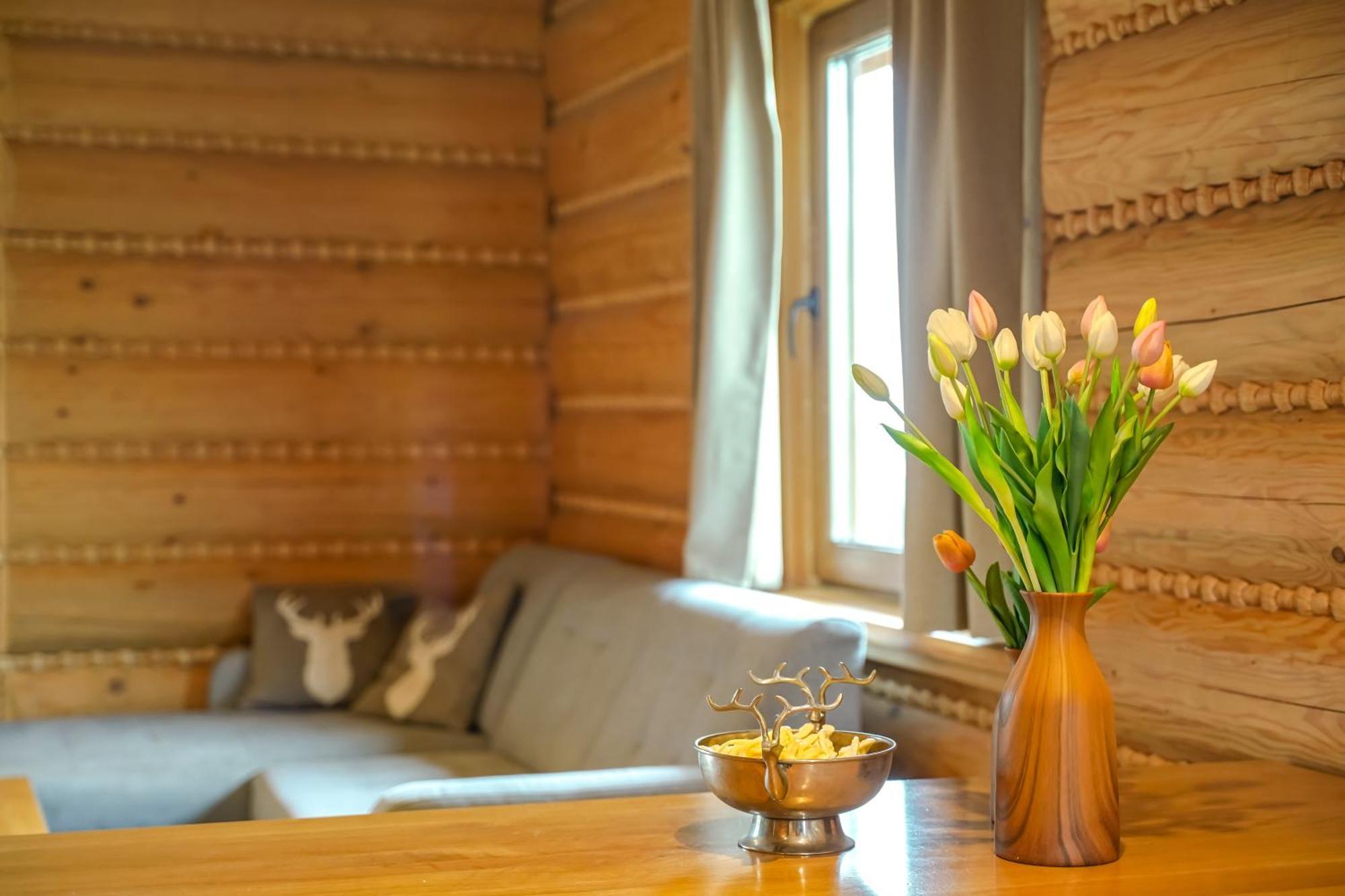 Zloty Gron Log Houses & Apartments อิสเตบนา ภายนอก รูปภาพ